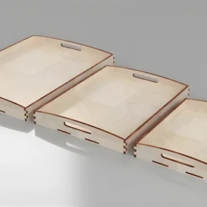 Kit 3 Bandejas - MDF 40x30cm/32x25cm/25x20cm