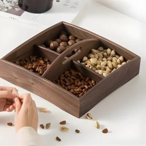 Tábua de Frios com Divisórias - MADEIRA 30x30cm